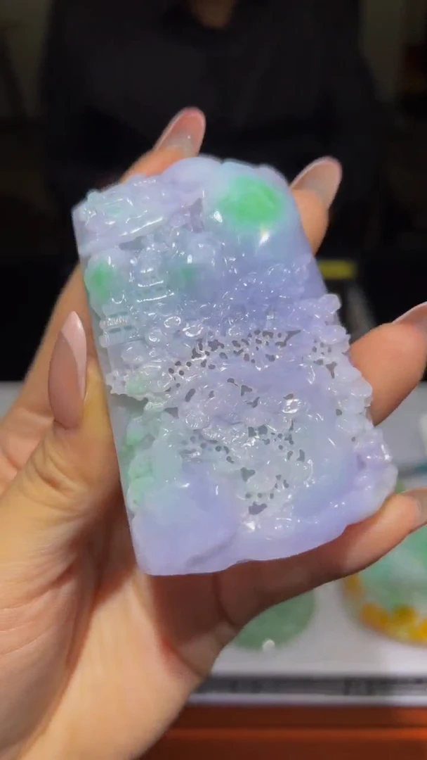 未镶嵌定制翡翠05/1202/Y/山水