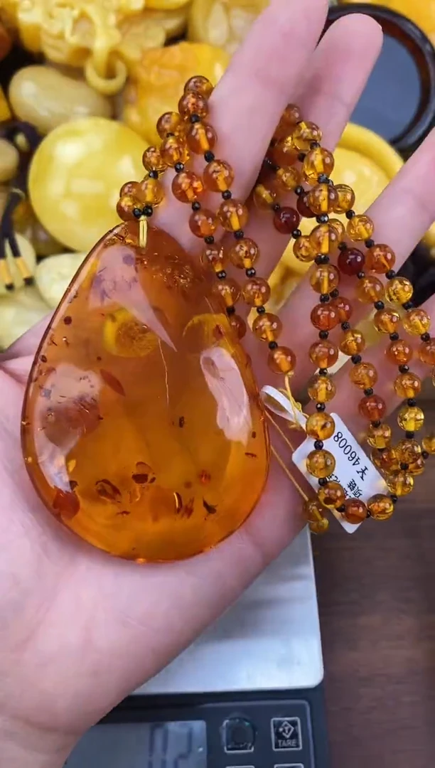 裸石琥珀未镶嵌天然琥珀蜜蜡
