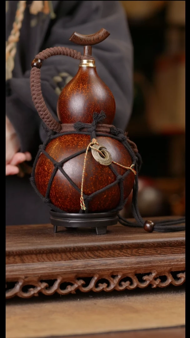 110号精品天然大漆酒葫芦一物一拍~