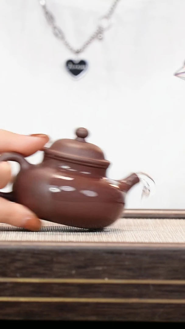 茶壶紫砂原矿紫泥 小 西施  纳底