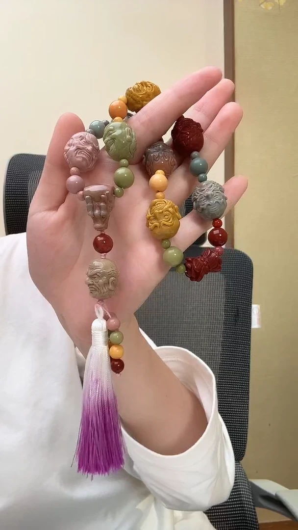 颈饰未镶嵌石英质玉项链