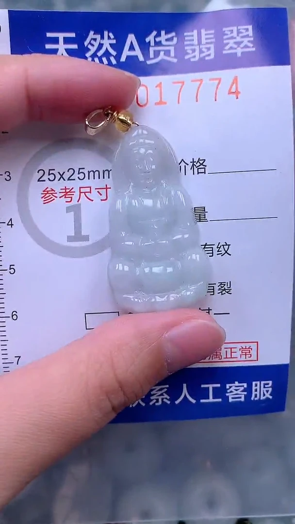 吊坠(赠链)未镶嵌翡翠1