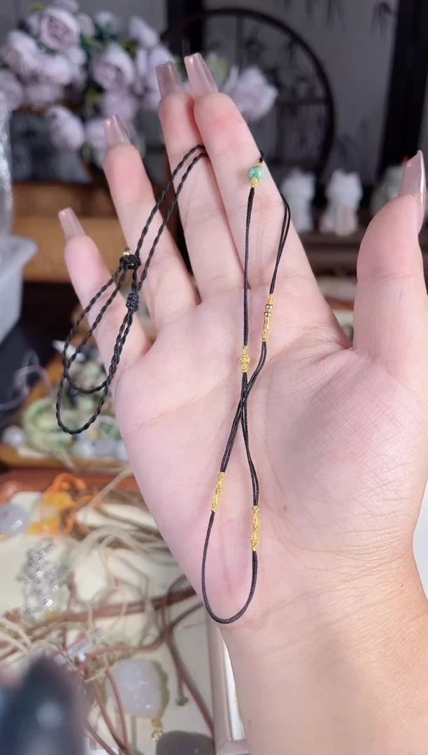 翡翠未镶嵌项链多样性发货其一默认天然特征