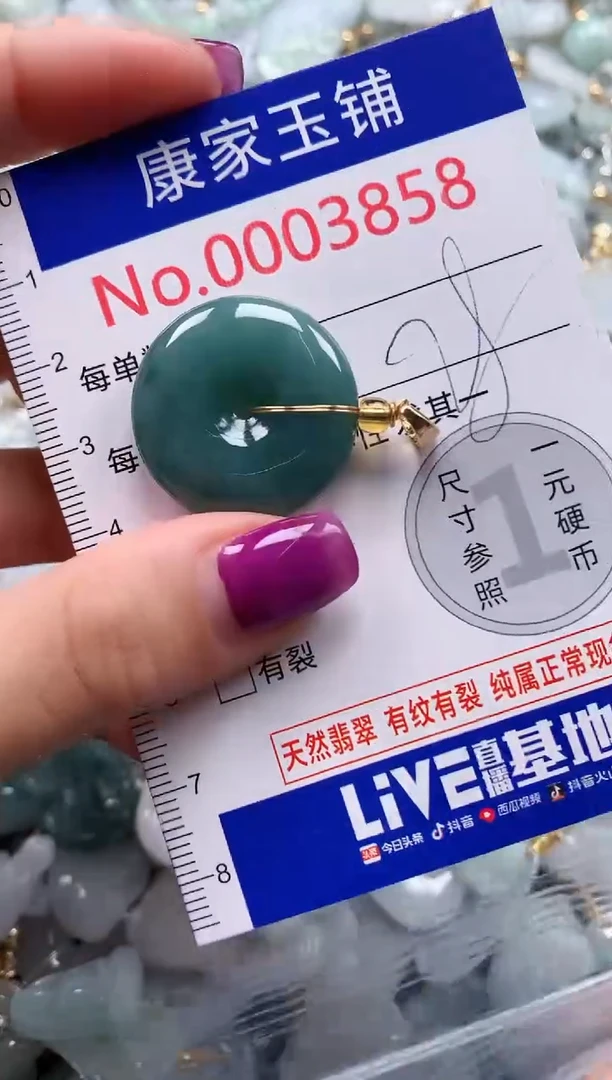 颈饰未镶嵌翡翠3858