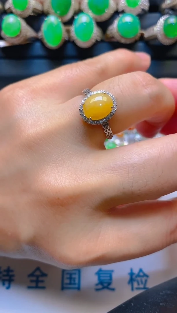 【闪购商品】翡翠耳饰银S925镶嵌天然A货翡翠1