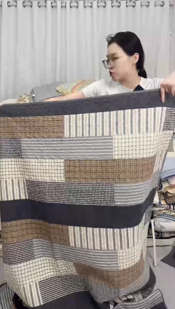 棉250*270长条咖格