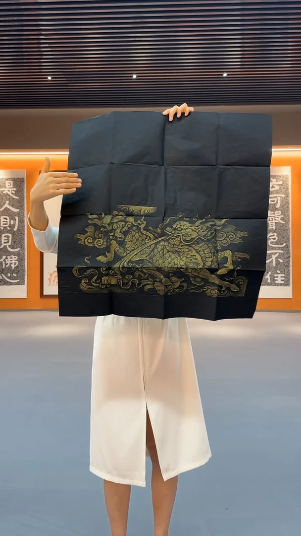 拓片用纸印石非遗传承拓片
