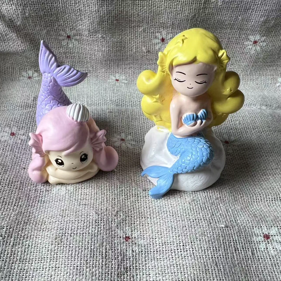 【盲盒萌粒】小小美人鱼萌粒树脂摆件