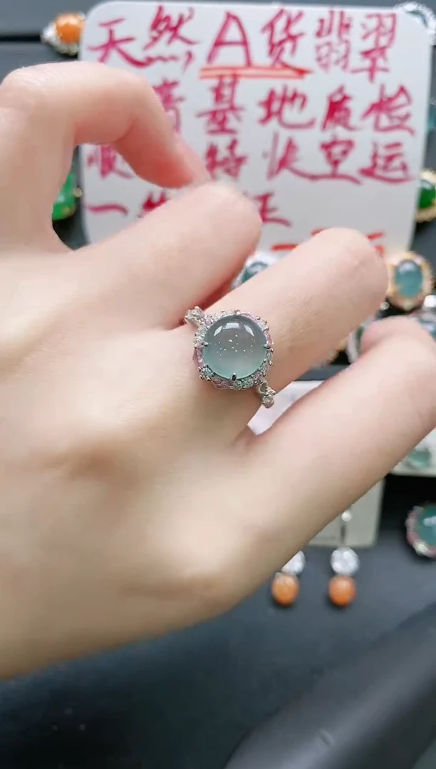 【闪购商品】翡翠戒指银S925镶嵌11111111