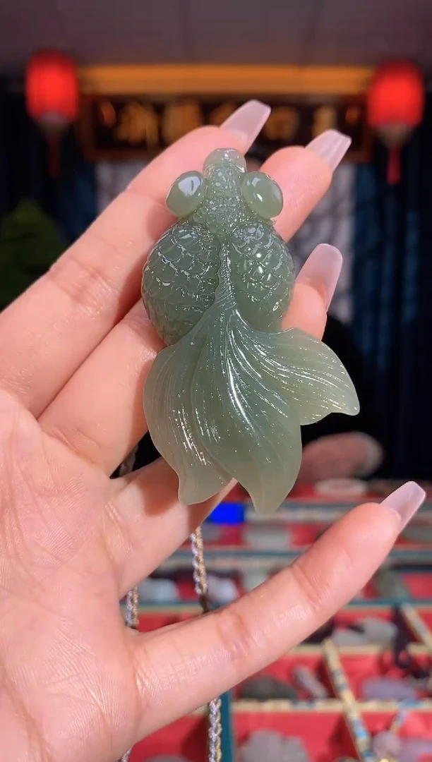 【闪购商品】和田玉颈饰未镶嵌锦鲤