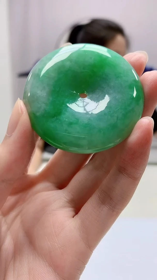 定制翡翠未镶嵌4902zm-毛货挂件扣子104