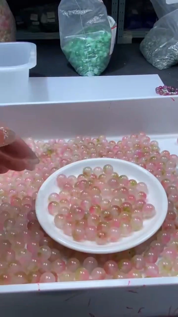 未镶嵌颈饰玛瑙/玉髓w1917胭脂水蜜桃10mm*10颗