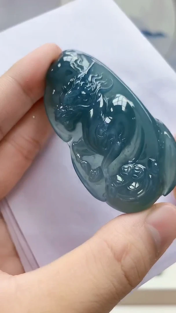 未镶嵌定制翡翠4688bb-毛货挂件53