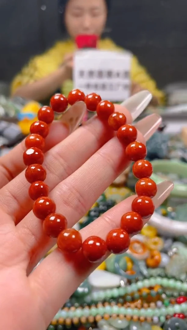 【闪购商品】翡翠颈饰未镶嵌8-9MM/E/翡翠A货一图一物