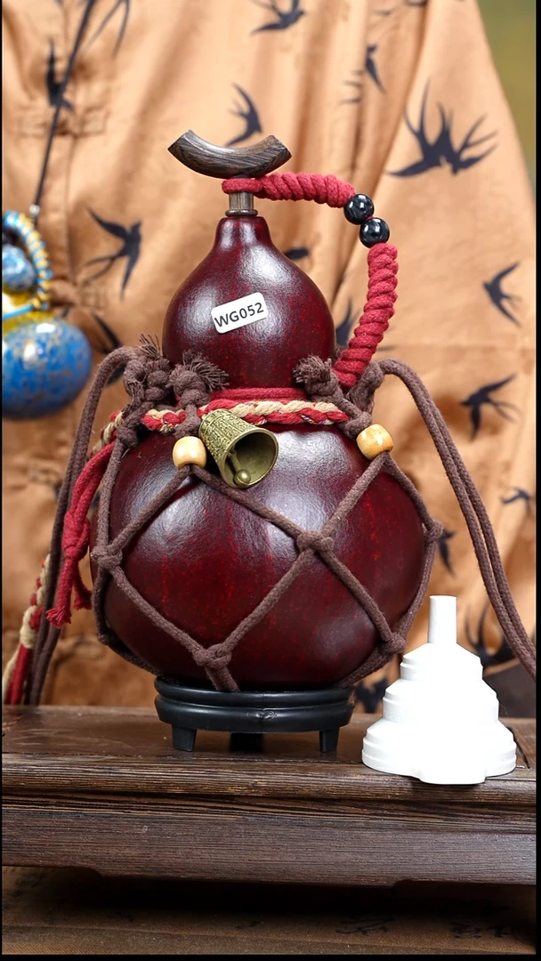 WG052网兜款大漆酒葫芦（现货现发）