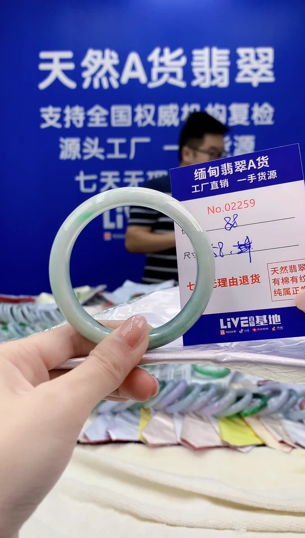 未镶嵌手镯翡翠天然翡翠A货2259
