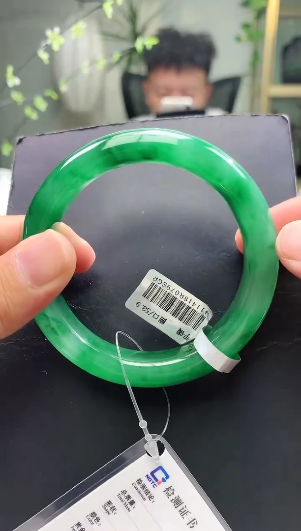 未镶嵌手镯石英质玉序号圈口58+