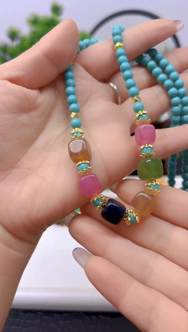 【闪购商品】碧玺项链未镶嵌项链X464