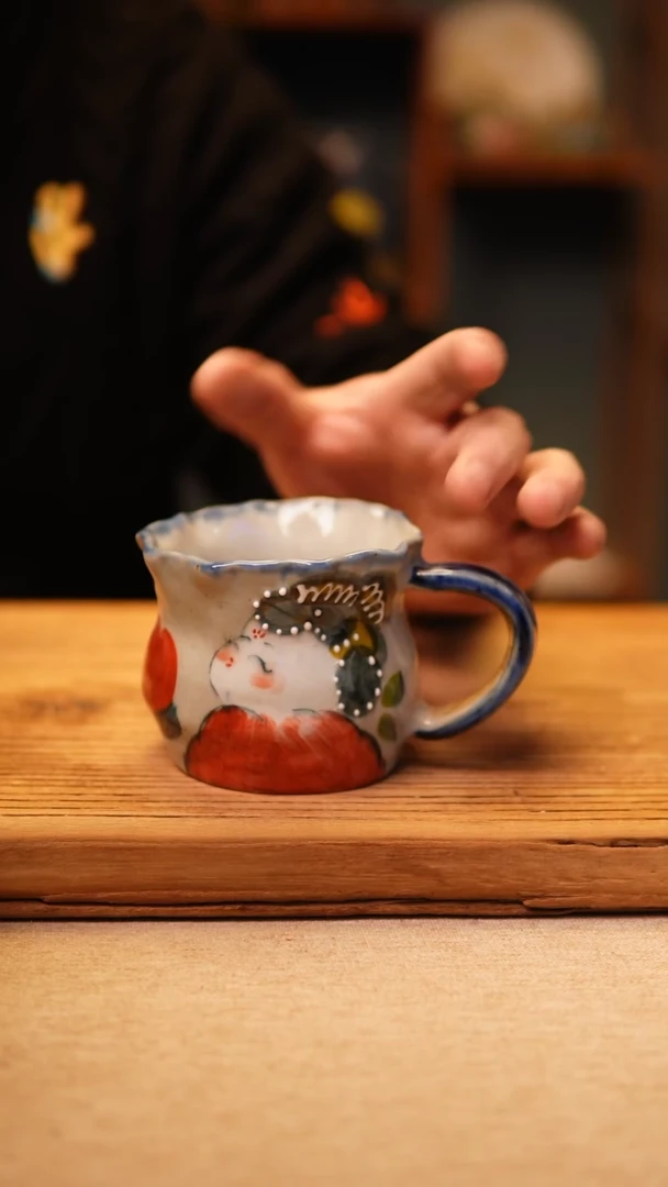 【闪购商品】@@陶园瓷舍@@纯手工手绘@高温釉下彩