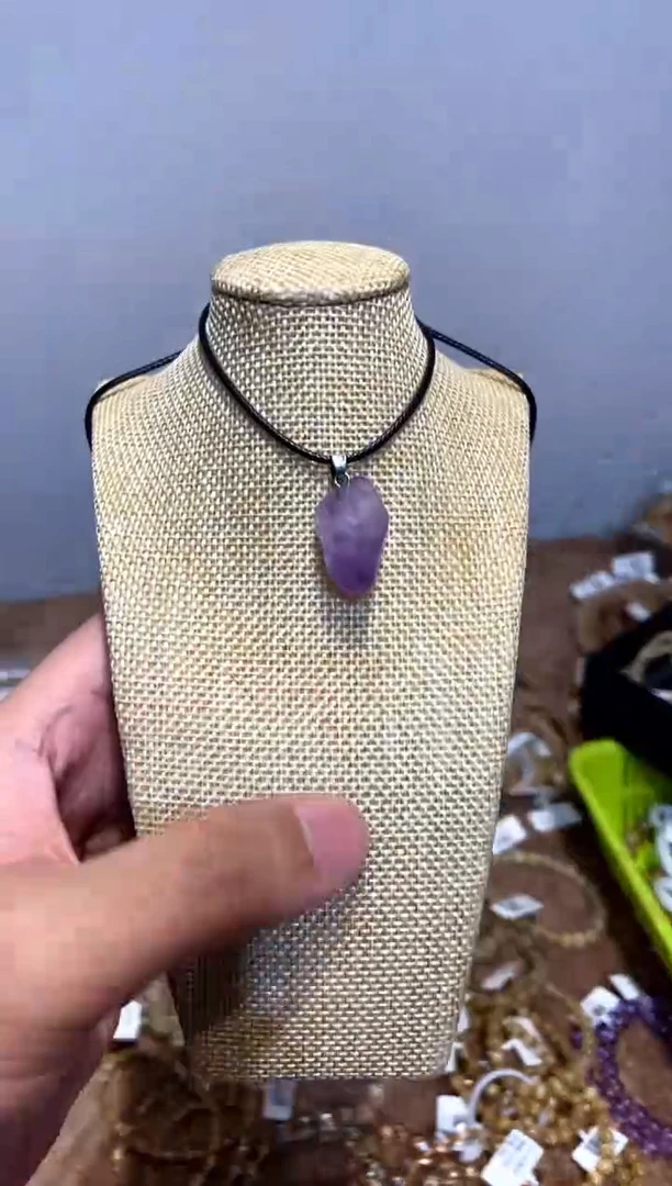 【闪购商品】水晶.未镶嵌紫水晶吊坠