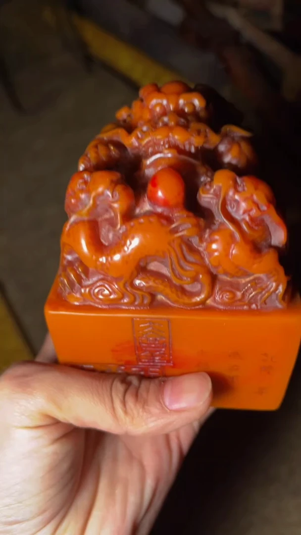 三龙印章摆件--------