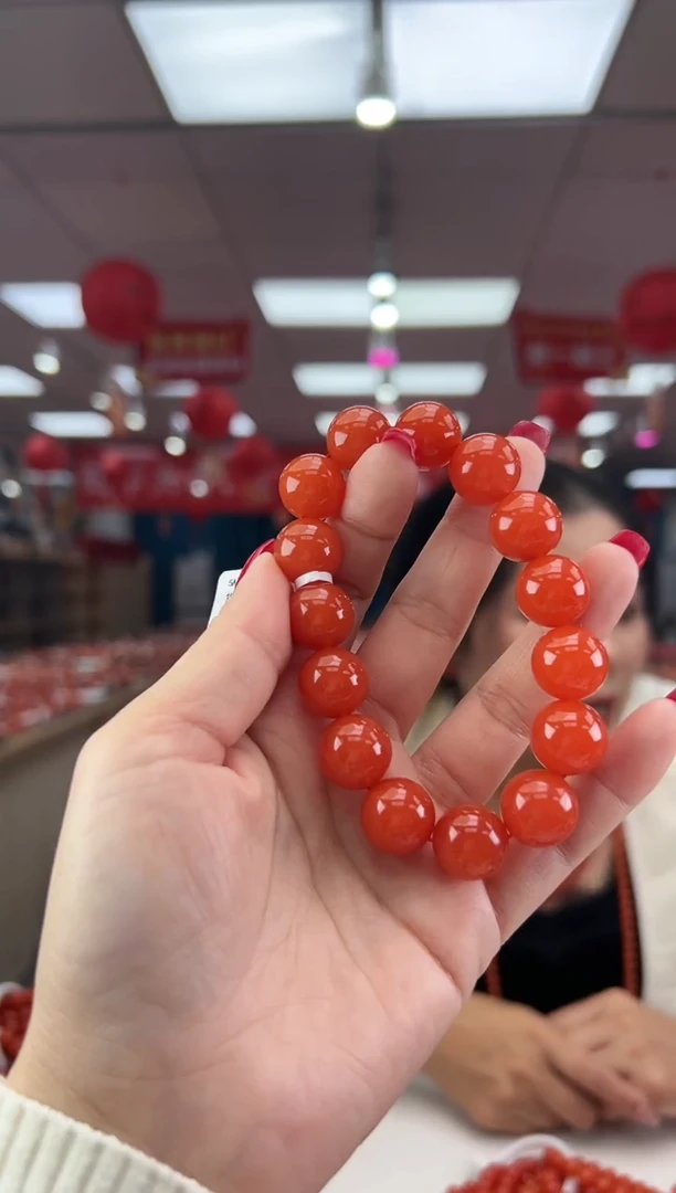 【闪购商品】南红玛瑙珠串未镶嵌多样发其一/14/HS9992273