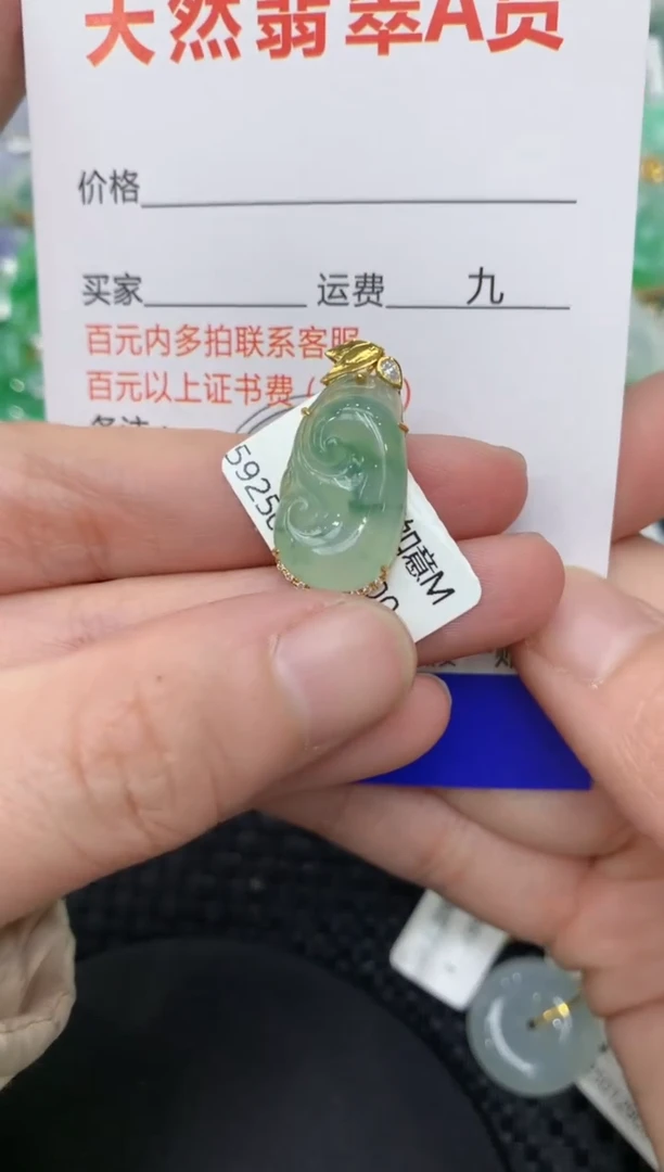 【闪购商品】翡翠颈饰18K金镶嵌111111111111
