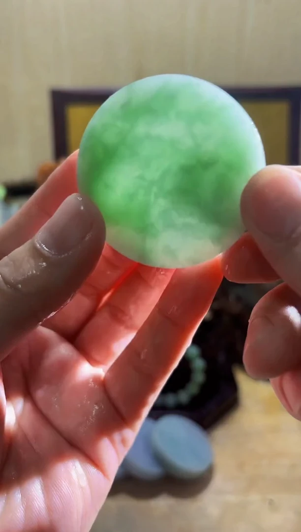 颈饰未镶嵌翡翠A货常星5256