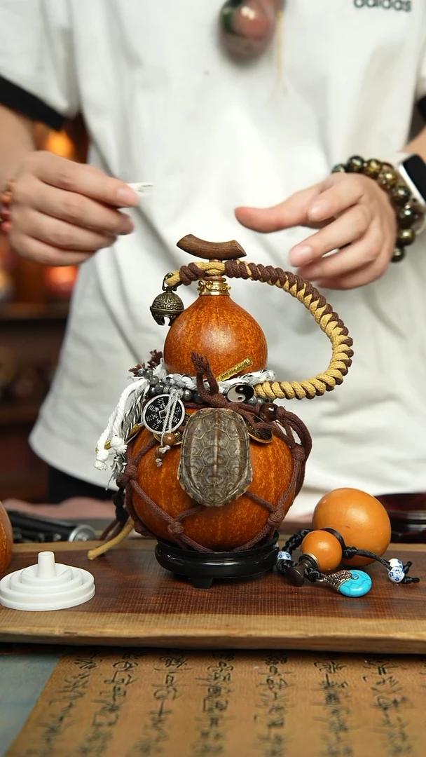 477号600ml左右非遗大漆酒葫芦