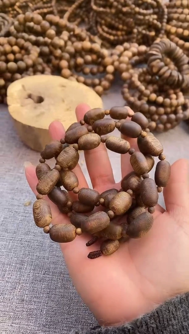 【闪购商品】沉香手串随型留疤多圈棋楠手串#34多样性发一