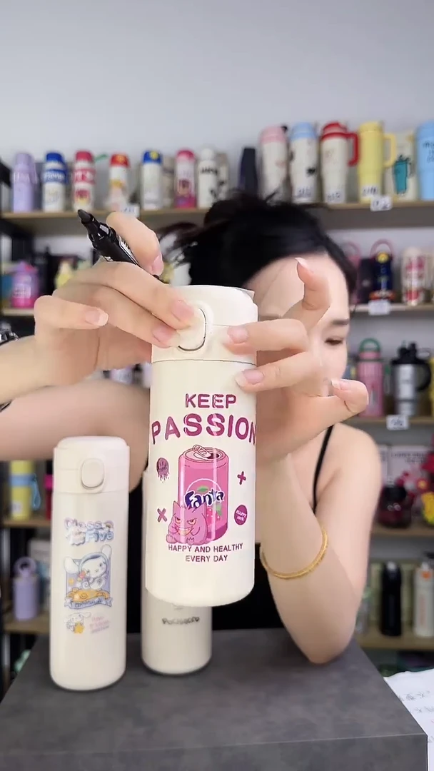 不锈钢弹跳保温杯14