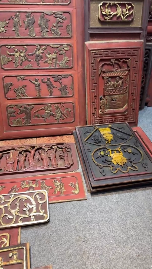 香榧木月*～老木雕老物件