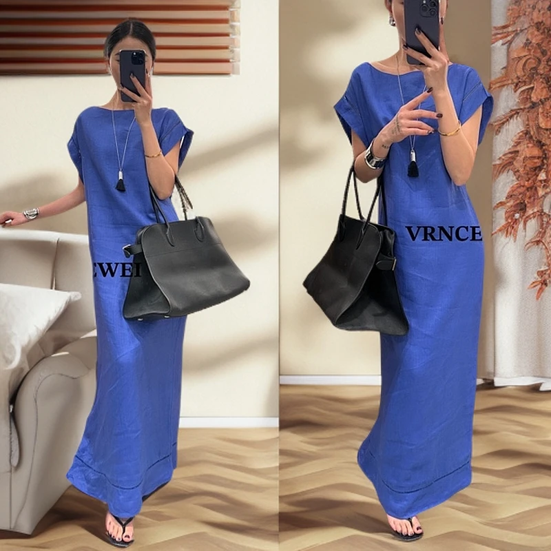 福秒-下摆宽边！气质简约连衣裙（657R0200#）VRNCEWEI