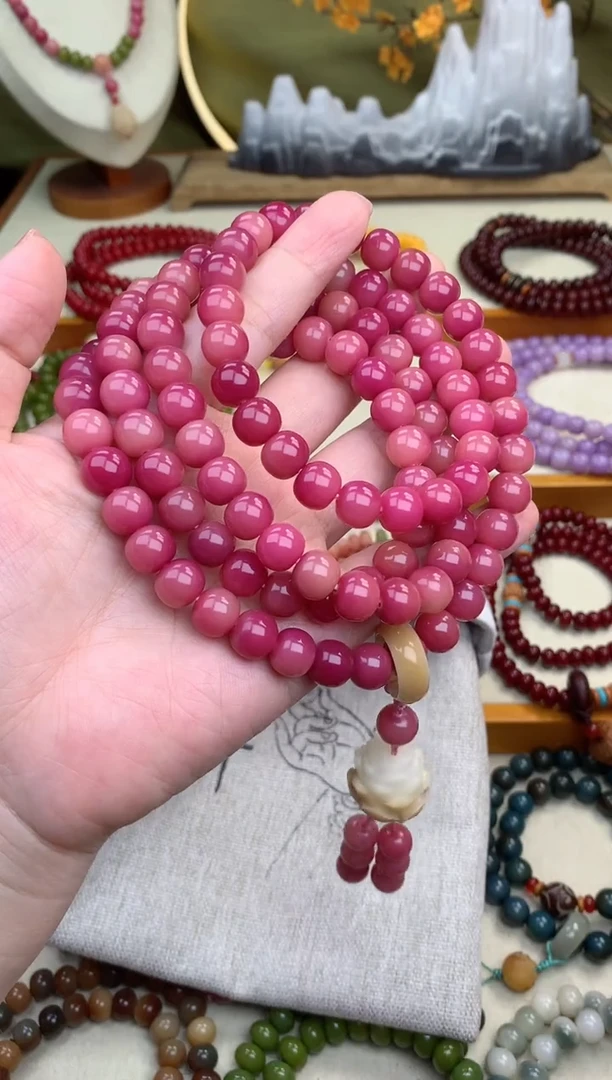 【闪购商品】白玉菩提手串暮色蔷薇