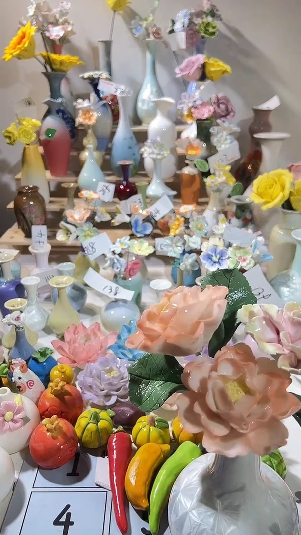 橙色芍药牡丹套组
