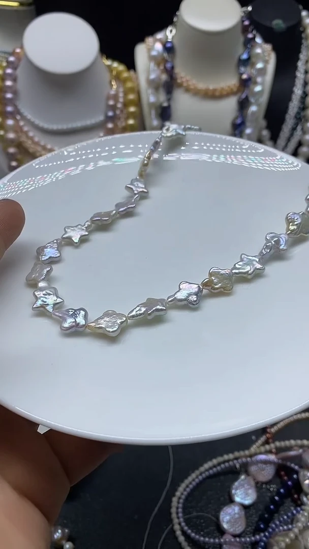 颈饰未镶嵌淡水珍珠多人