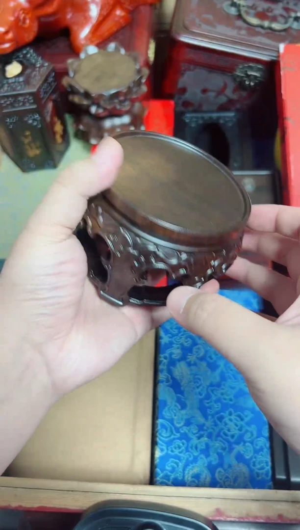 大叶紫檀（黑酸枝木类）鼓型
