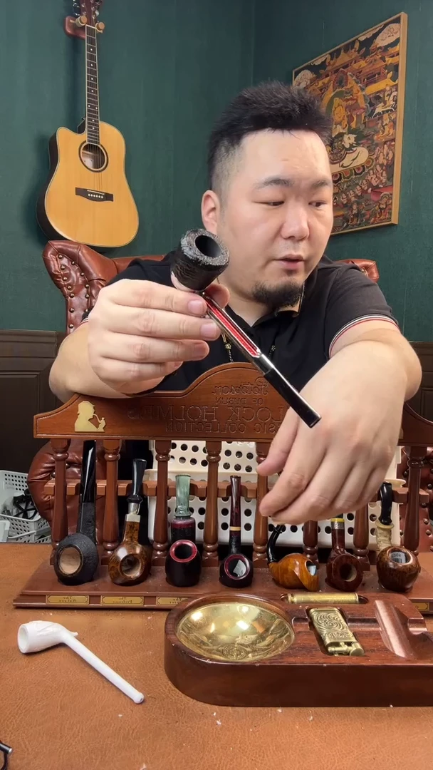 石楠木木雕款意大利进口石楠木烟斗