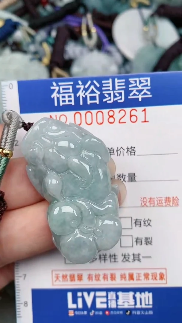 翡翠未镶嵌颈饰...0008261