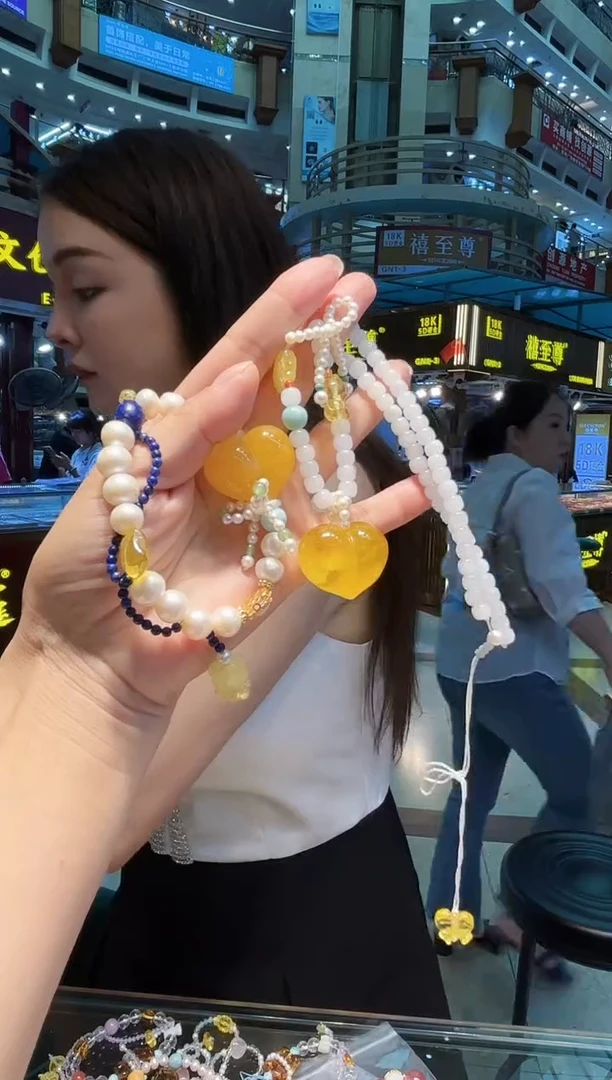 琥珀套链未镶嵌【 多样性发一 】