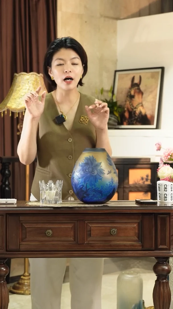 琉璃手工艺品格雷-扶疏赠香薰一支