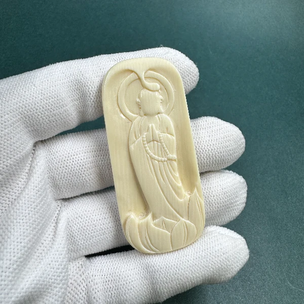 DK1079天然猛犸牙无相雕刻件 支持鉴定 假一罚四