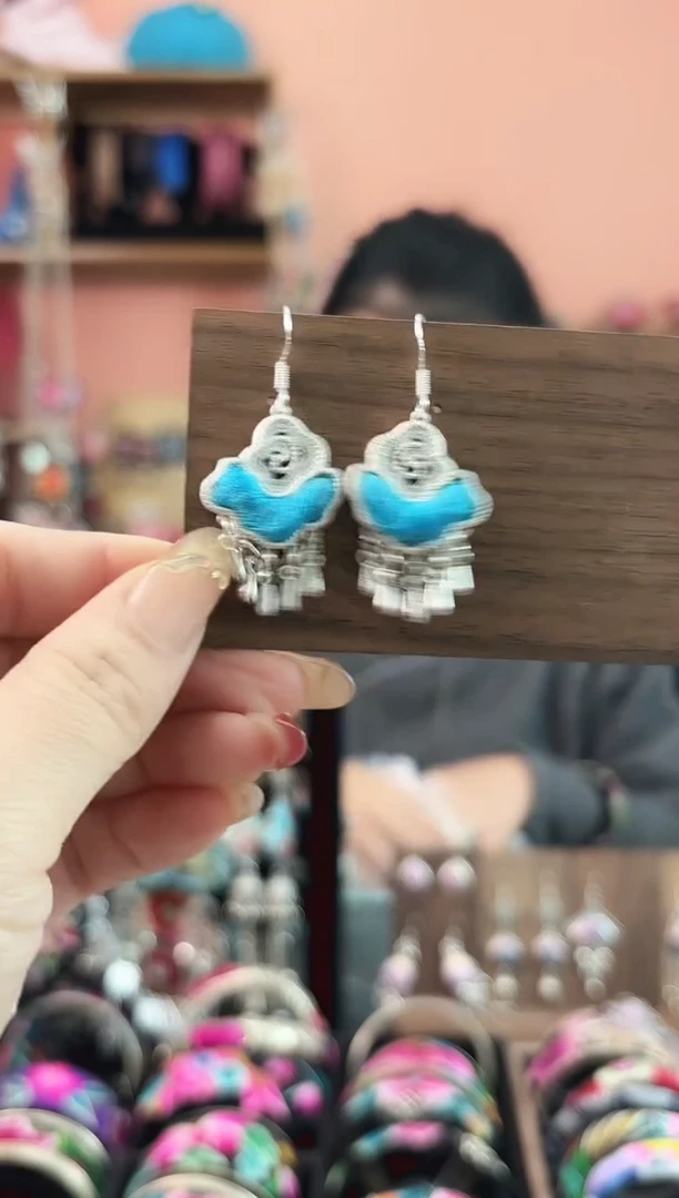 织绣艺枝独绣手工饰品221