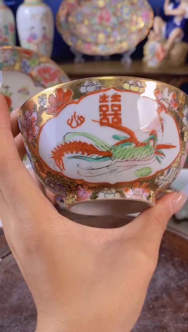 瓷片景德镇窑老厂瓷摆件