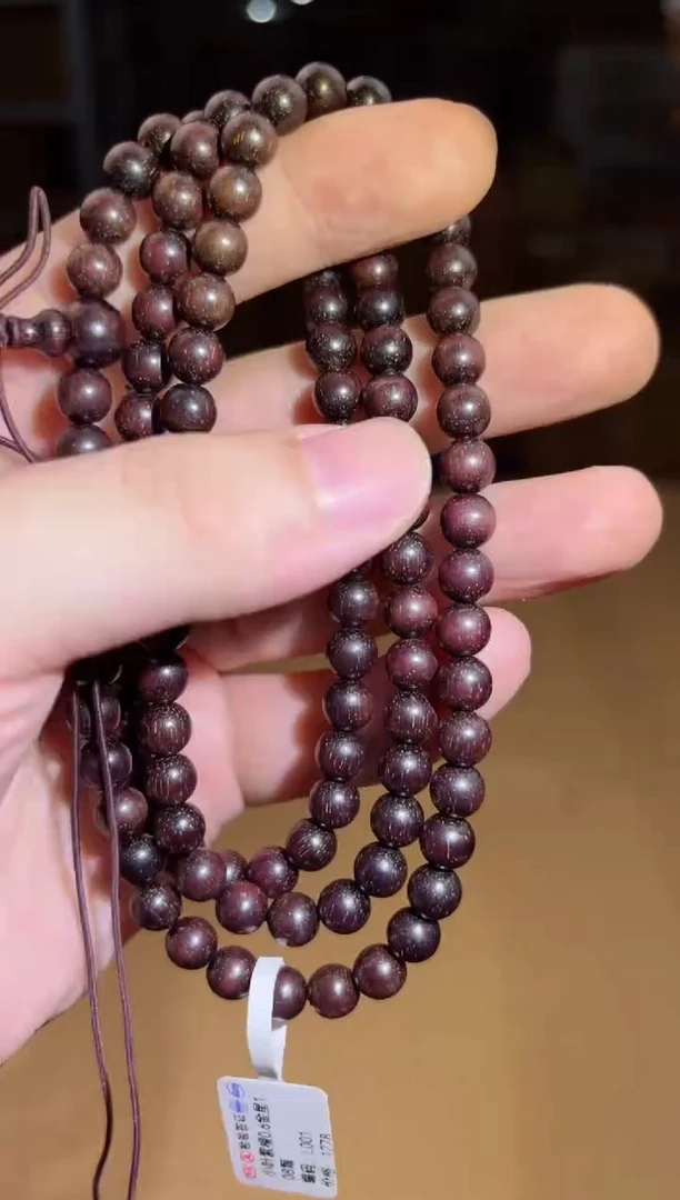 禧一文玩木作类材质手串无礼盒