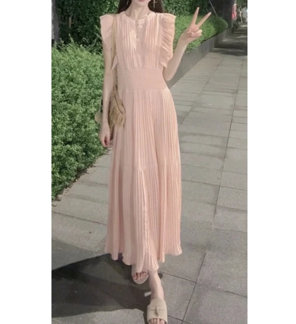 法式显瘦压轴连衣裙+内搭两件套超显瘦2588