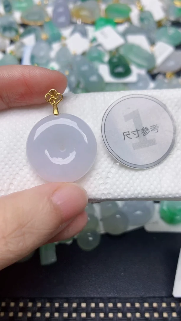 颈饰未镶嵌翡翠天然缅甸A货翡翠