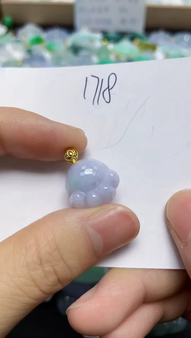 翡翠未镶嵌颈饰天然缅甸翡翠A货