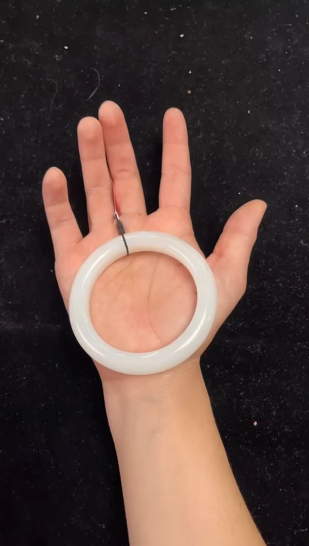 未镶嵌手镯和田玉新疆直发和田玉白玉59-60圈口上等和田玉手镯女