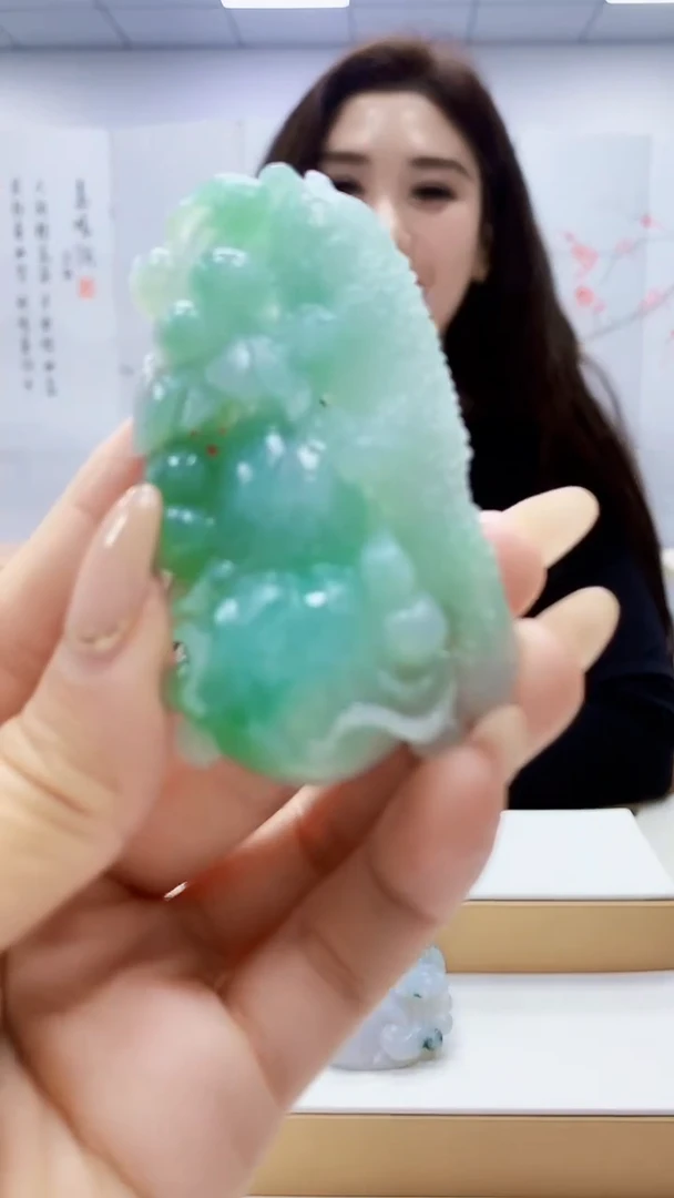 未镶嵌定制翡翠4829ty-毛货挂件45